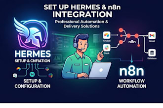 setup self hosted n8n and hermes ai agent on your vps with docker ssl