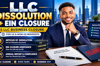 dissolve your US llc, file llc dissolution and close ein