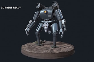 create 3d model for 3d printing and tabletop miniatures