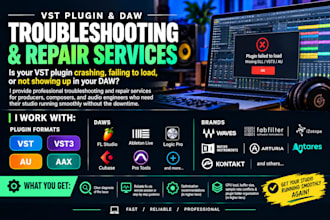 troubleshoot, fix and optimize your vst audio plugins, daw compatibility issues