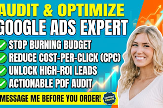 audit and optimize google ads PPC campaigns as an SEM expert