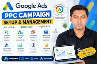 setup google ads PPC campaigns with keyword research