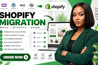migrate to shopify, wordpress website migration, wix to shopify migration