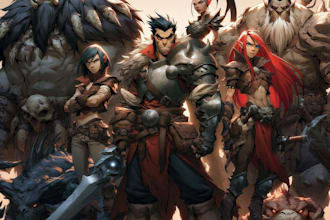 character art and dnd character art