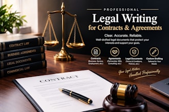 write legal contract and agreement