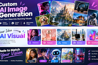 create custom ai images for your business, social media