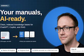 convert PDF manuals into a rag knowledge base for chatgpt or copilot
