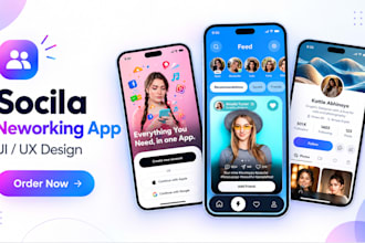 design social networking app community app chat messaging app traveling app