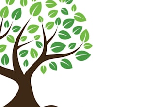 design modern tree logo