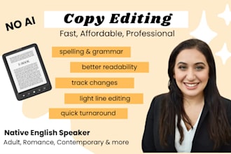 copy edit your novel without ai