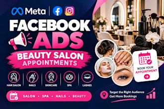 run facebook ads for beauty salons appointment booking meta ad campaigns