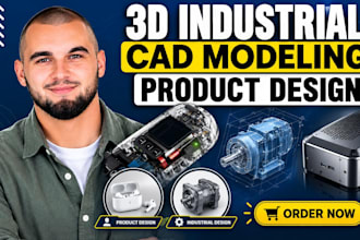 create industrial product design for manufacturing, dfm and prototyping