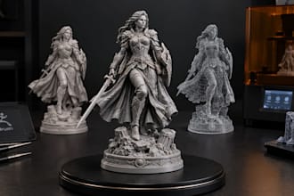 3d sculpting, 3d character, 3d miniature, zbrush sculpt, 3d printing