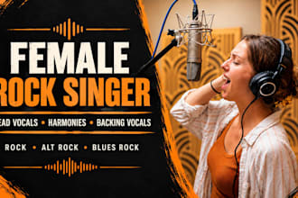 sing female rock singer female singer songwriter, vocalist