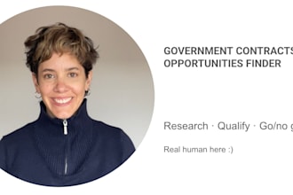 find and qualify government contract opportunities