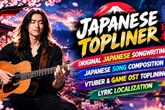 be your japanese singer songwriter for custom anime song jpop lyrics translation