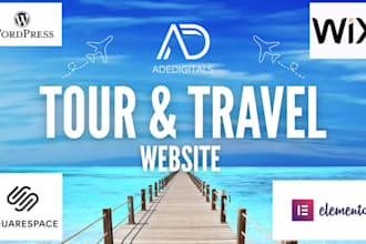 design a professional wordpress travel and tour website