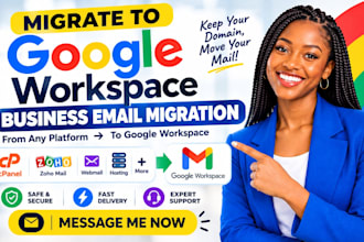 migrate cpanel email to google workspace gmail custom domain business mailbox