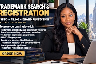 do trade mark search and registration for your brand with uspto