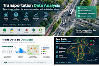 analyze traffic and transportation data professionally