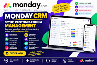 setup monday crm monday automation monday com project management monday expert
