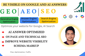 optimize your website with GEO SEO and aeo for chatgpt and gemini