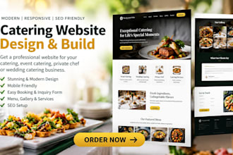 build wix event catering privat echef wedding catering catering service website