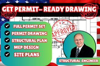 create north carolina, michigan and utah architecture, structural permit drawing