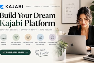 kajabi website design online course landing page membership sales funnel expert