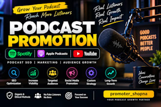 promote your podcast organically on spotify and apple podcasts