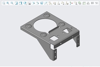 3d part modelling for solid and sheetmetal parts