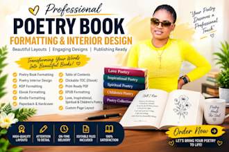 do poetry book formatting poetry book design poetry editing poetry cover design