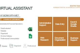 be your virtual assistant for administrative tasks