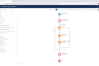 create a flow in your salesforce