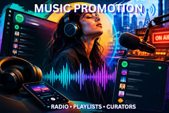 promote your music with spotify playlist pitching and radio promotion