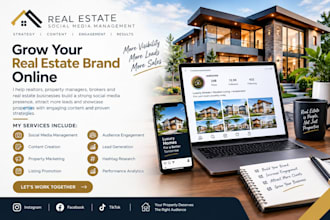 be your real estate social media manager property management leads generation