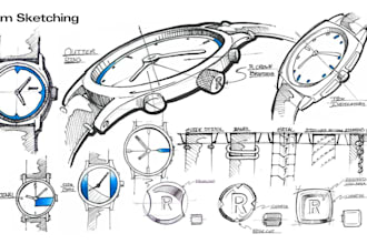 create premium wearable product design, smartwatch and smart ring
