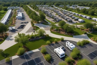 create detailed site plans for rv parks, truck parking and properties