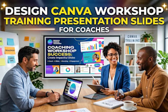 design canva workshop training presentation slides for coaches