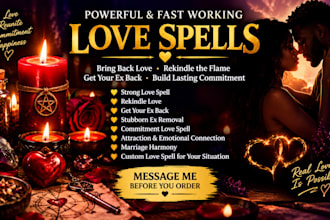 cast strong love spell rekindle love, get stubborn ex back commitment love spell