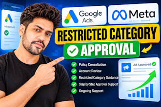 consult on google and meta ads restricted category approval