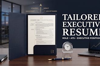 write a tailored executive resume with ats optimization