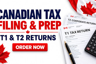 file your canadian corporate tax return, t2 and personal t1 tax