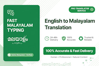 fast malayalam typing and english to malayalam translation