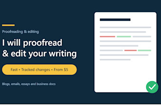 proofread and edit your blog posts, emails, and business documents