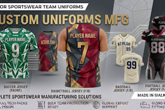 design and manufacture custom sportswear and team uniforms