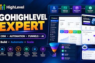 make gohighlevel landing page, ghl website design, go high level sales fu