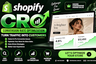 do shopify cro audit conversion rate optimization  to turn traffic to customers