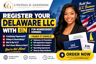 register your delaware llc with ein formation documents for nonresident owners