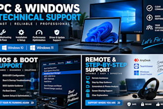 troubleshoot and fix windows laptop and PC issues remotely